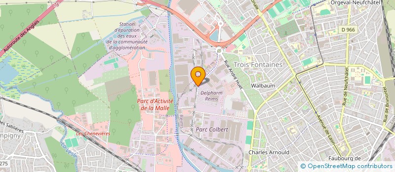 localisation de l'entreprise K2B REIMS  REIMS