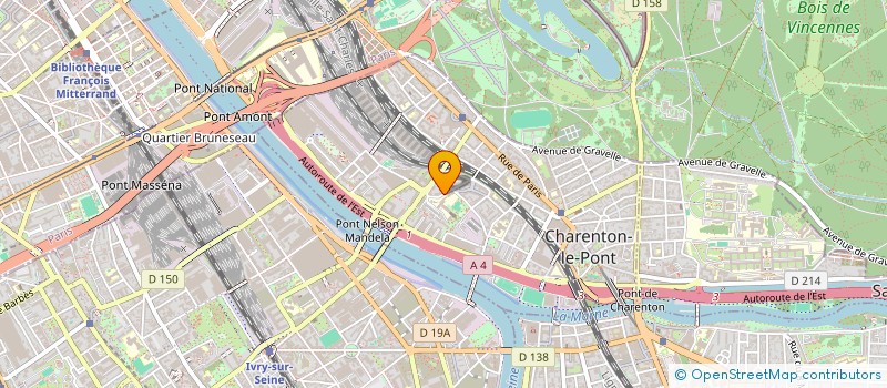 localisation de l'entreprise K2C  CHARENTON-LE-PONT