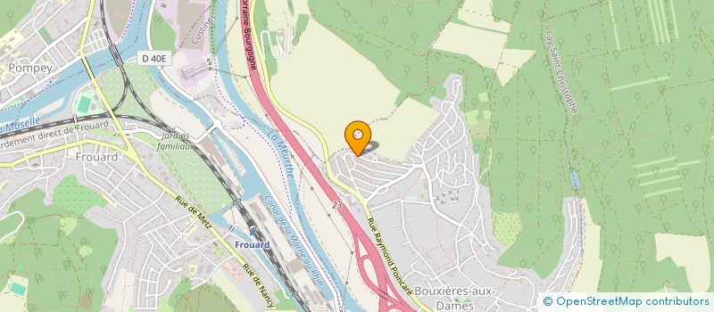localisation de l'entreprise K2C à BOUXIERES-AUX-DAMES