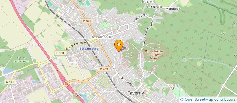 localisation de l'entreprise K2C  BESSANCOURT