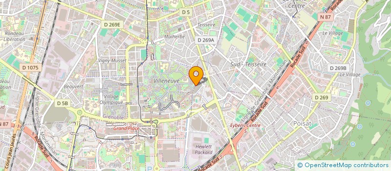 localisation de l'entreprise K2C  GRENOBLE