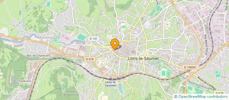 localisation de l'entreprise K2C IMMOBILIER & EXPERTISES à LONS-LE-SAUNIER