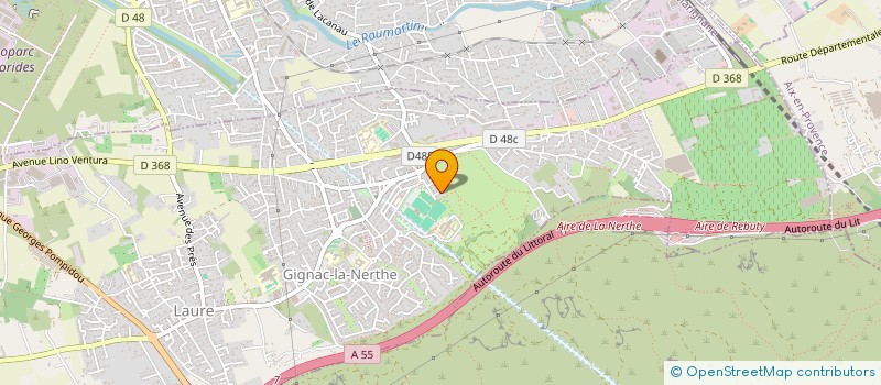 localisation de l'entreprise K2D EXPERTISES à GIGNAC-LA-NERTHE