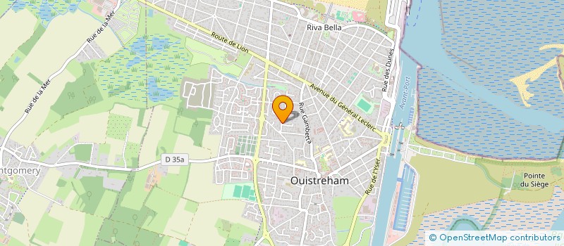 localisation de l'entreprise K2D PEINTURE  OUISTREHAM