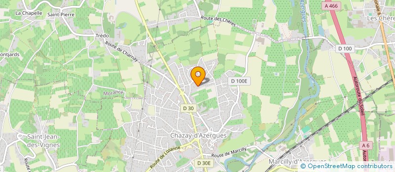 localisation de l'entreprise K2DG  CHAZAY-D'AZERGUES