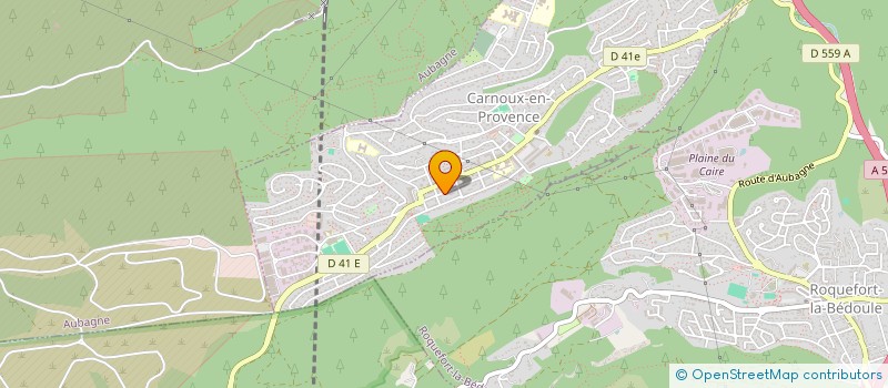 localisation de l'entreprise K2FE à CARNOUX-EN-PROVENCE