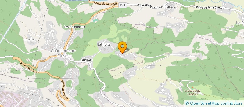 localisation de l'entreprise K2FER  CHATILLON-SUR-CLUSES