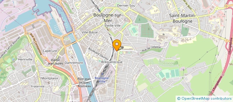 localisation de l'entreprise K2FS à BOULOGNE-SUR-MER