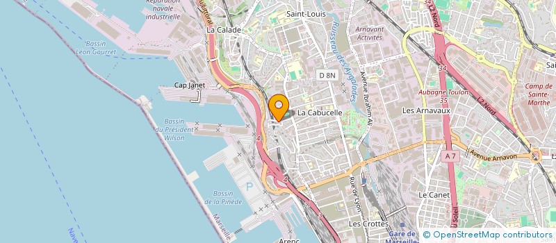 localisation de l'entreprise K2H ETANCHEITE à MARSEILLE