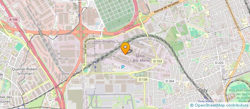 localisation de l'entreprise K2I  THIAIS