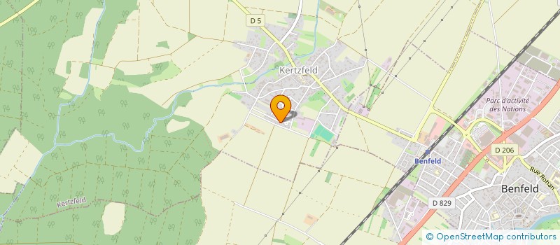 localisation de l'entreprise K2J FORMATION  KERTZFELD