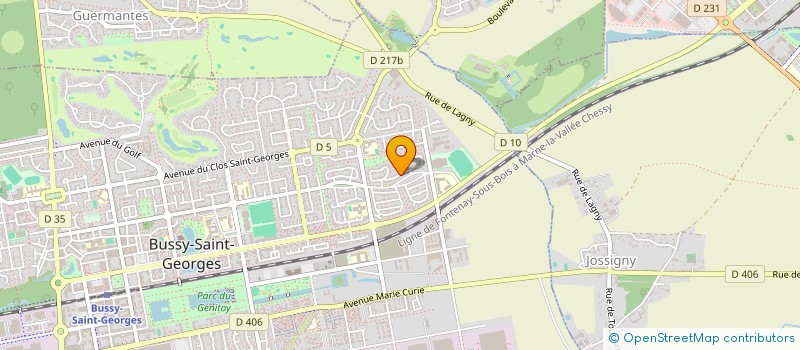 localisation de l'entreprise K2L  BUSSY-SAINT-GEORGES