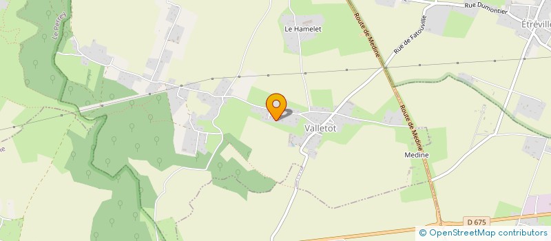 localisation de l'entreprise K2LR  VALLETOT