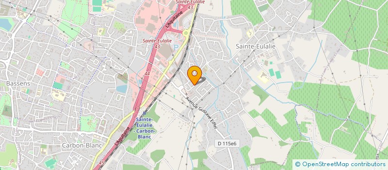 localisation de l'entreprise K2M à SAINTE-EULALIE