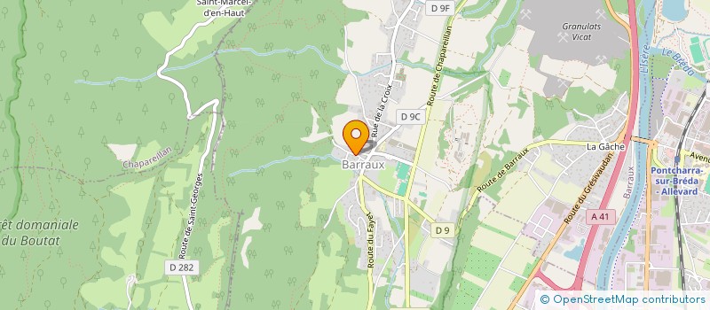 localisation de l'entreprise K2M à BARRAUX