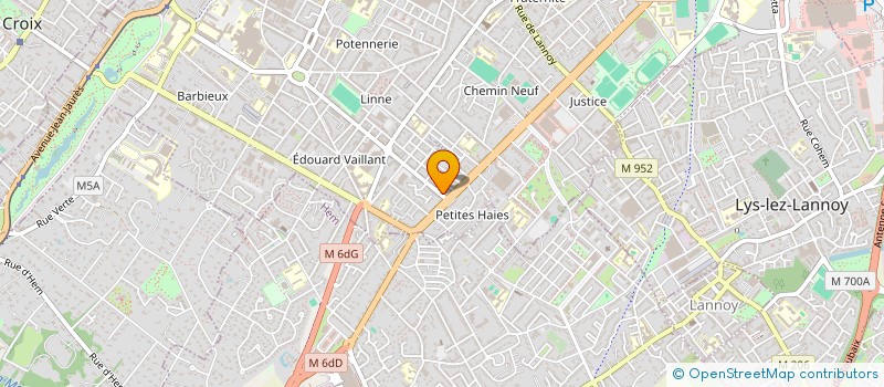 localisation de l'entreprise K2M  TOURCOING