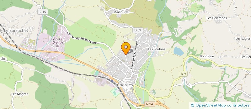 localisation de l'entreprise K2M ARTIFICES  NEFFES