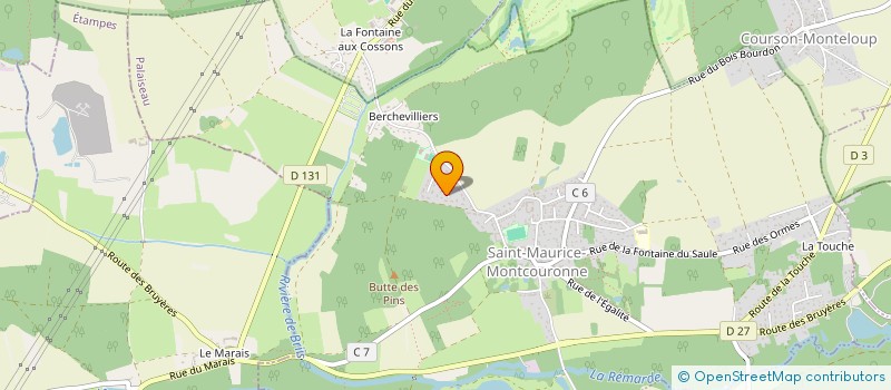 localisation de l'entreprise K2M CONSULT  SAINT-MAURICE-MONTCOURONNE