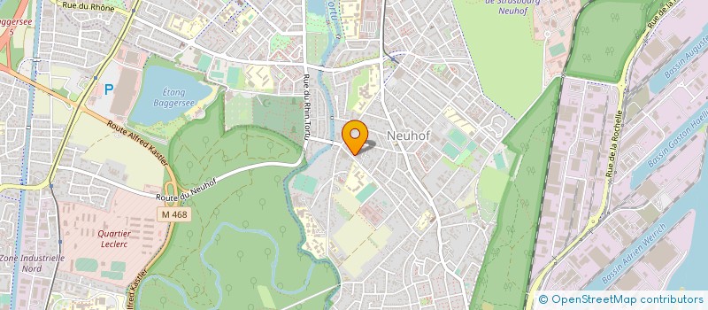 localisation de l'entreprise K2M SERVICES à STRASBOURG