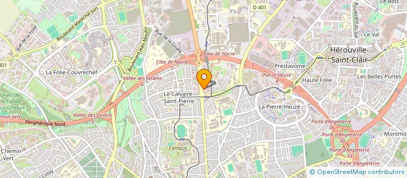 localisation de l'entreprise K2MI à CAEN