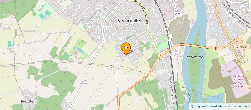 localisation de l'entreprise K2N à VERNOUILLET
