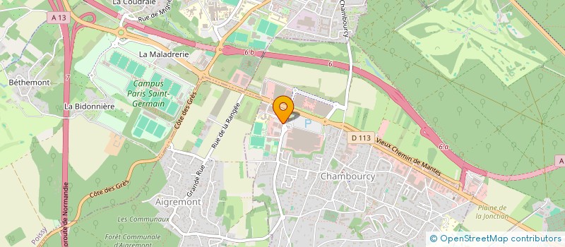 localisation de l'entreprise K2N AUTOSERVICE  CHAMBOURCY