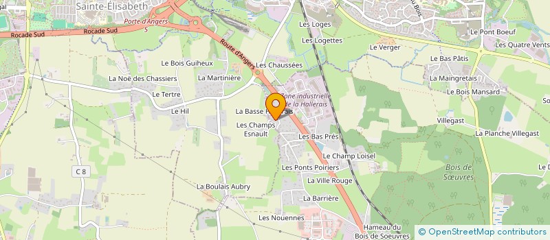 localisation de l'entreprise K2NS INVEST  VERN-SUR-SEICHE