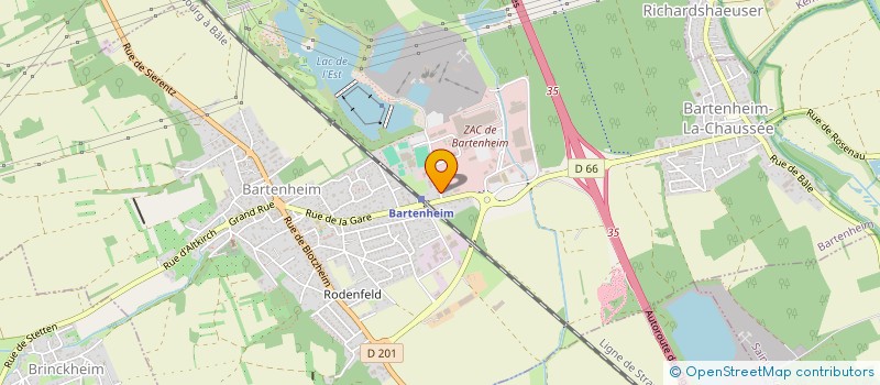 localisation de l'entreprise K2O à BARTENHEIM
