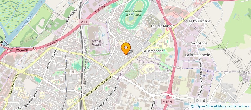 localisation de l'entreprise K2O à ANGERS