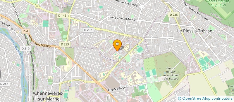 localisation de l'entreprise K2O TRANSPORT  CHAMPIGNY-SUR-MARNE