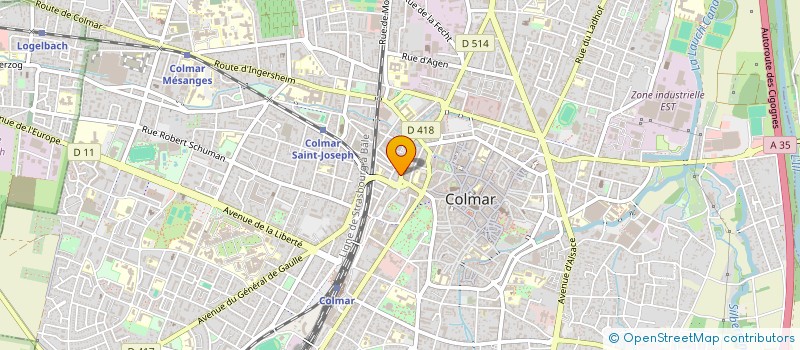 localisation de l'entreprise K2P IMMOBILIER  COLMAR