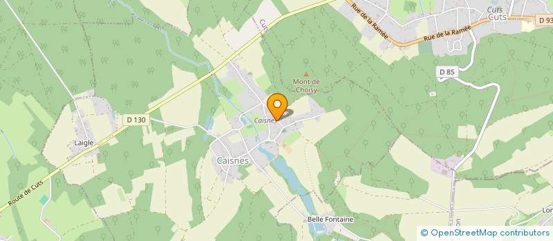 localisation de l'entreprise K2RF  CAISNES