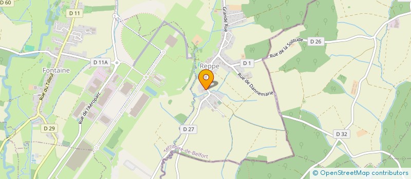 localisation de l'entreprise K2S à REPPE