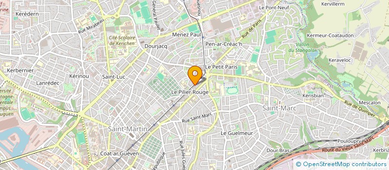 localisation de l'entreprise K2S à BREST