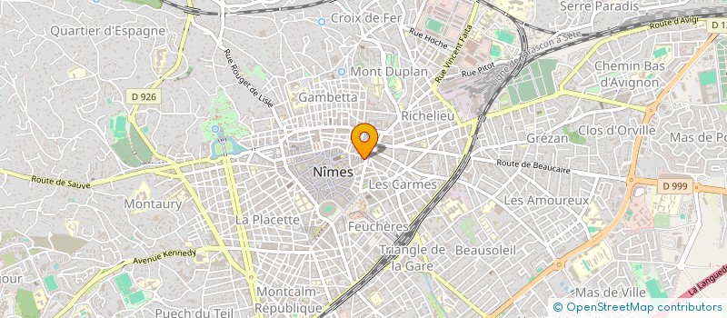 localisation de l'entreprise K2S  NIMES