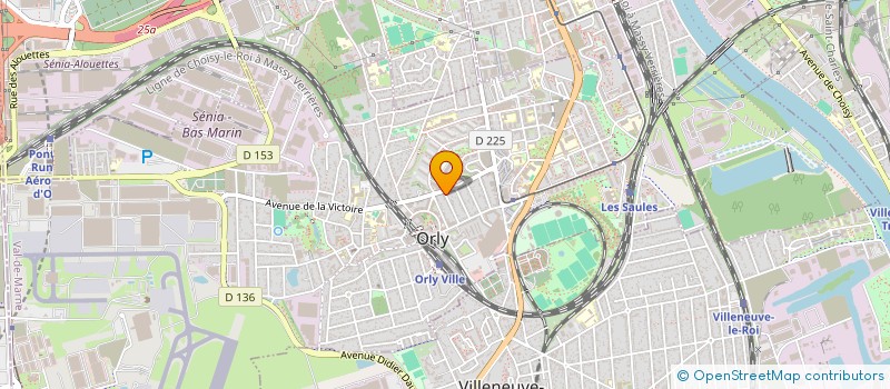 localisation de l'entreprise K2S GARDIENNAGE à ORLY