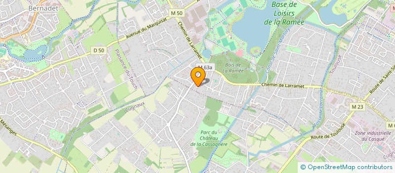 localisation de l'entreprise K2S IMMO  TOURNEFEUILLE