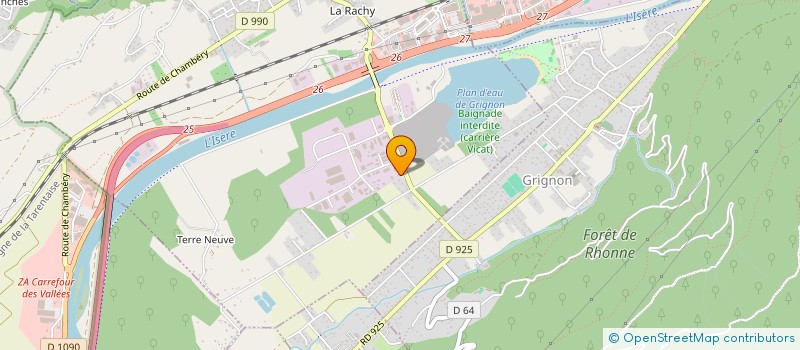 localisation de l'entreprise K2S / SECURITE & SIGNALETIQUE à GILLY-SUR-ISERE