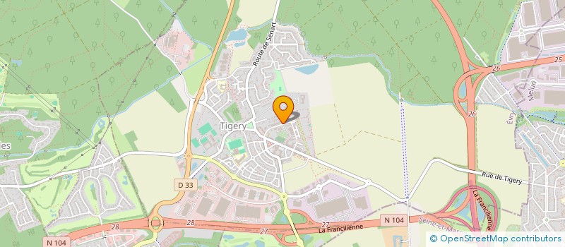 localisation de l'entreprise K2SAR CONSULTING à TIGERY