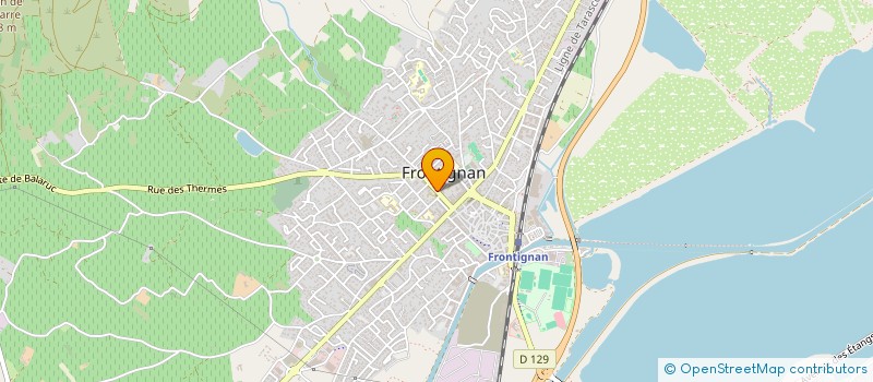 localisation de l'entreprise K2SG à FRONTIGNAN