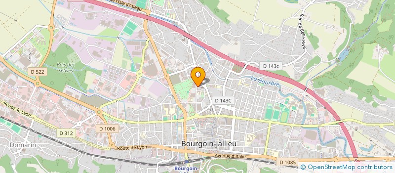 localisation de l'entreprise K2SP  BOURGOIN-JALLIEU