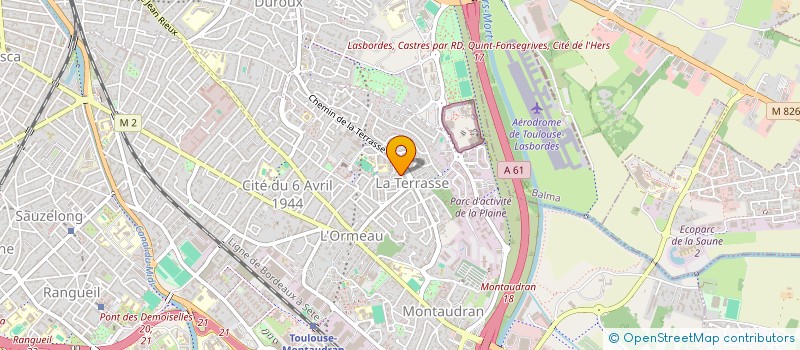 localisation de l'entreprise K2T à TOULOUSE