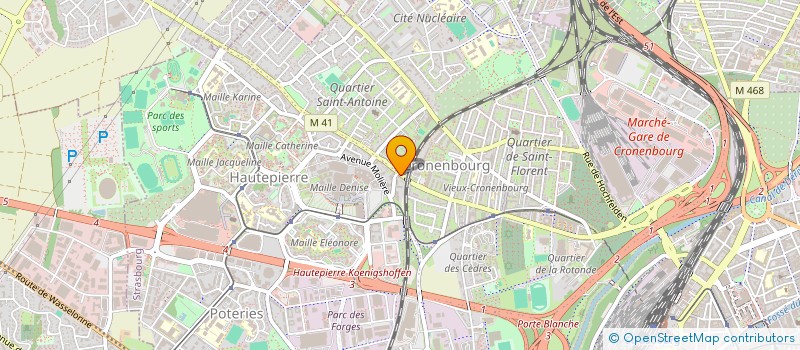 localisation de l'entreprise K2Y BATIMENT à STRASBOURG
