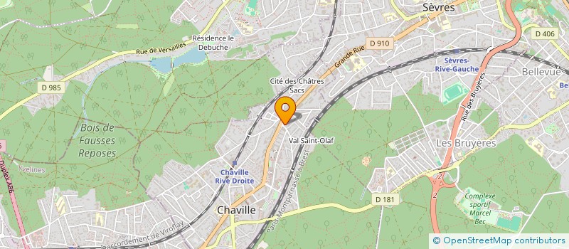 localisation de l'entreprise K3 à VELIZY-VILLACOUBLAY