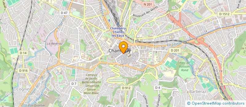 localisation de l'entreprise K3 DEVELOPPEMENT IMMOBILIER à CHAMBERY