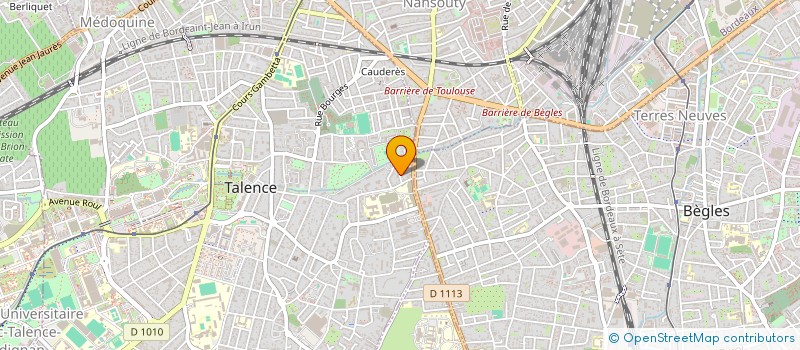 localisation de l'entreprise K3 IMMOBILIER  TALENCE