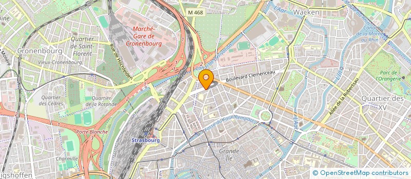 localisation de l'entreprise K3B  STRASBOURG