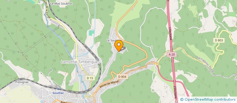 localisation de l'entreprise K3C  LACHAPELLE-AUZAC