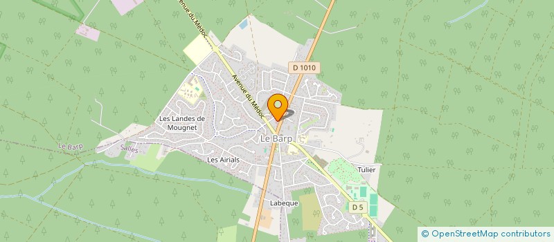 localisation de l'entreprise K3M  LE BARP