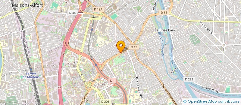 localisation de l'entreprise K3M à CRETEIL